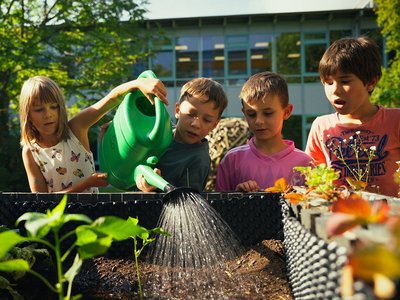 Grundschule Lindenschule, Foto: VSU Grundschule Lindenschule - Preisträger Bildungspreis der Saarländischen Wirtschaft 2024