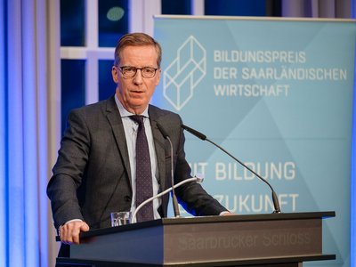 Michael Hüther, Unternehmertag 2023 Foto: Oliver Dietze Michael Hüther, Unternehmertag 2023
