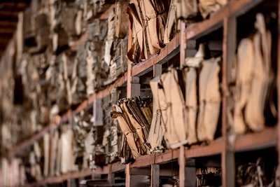 Archiv mit alten Verträgen, Foto: Adobe Stock/Mattia Massa Archiv mit alten Verträgen