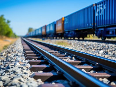 Bahn, Logistik, Foto: AdobeStock_Artur Bahn, Logistik, Transport, Container